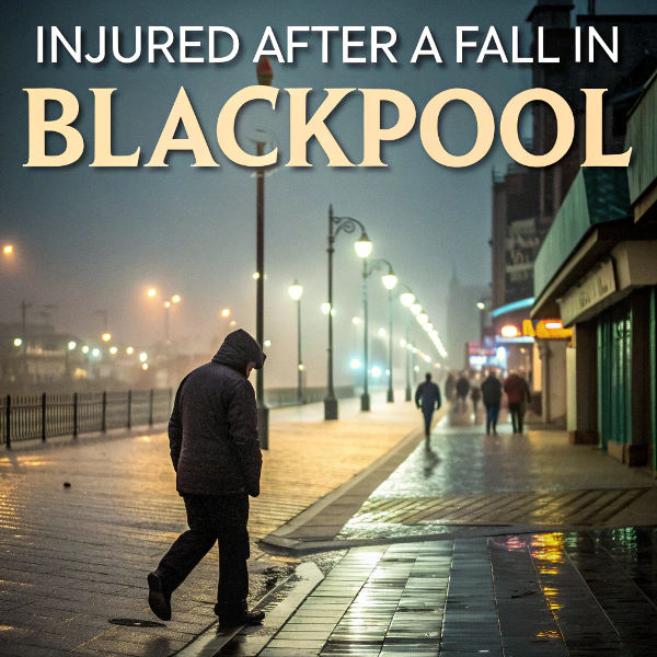 Injured After a Fall in Blackpool