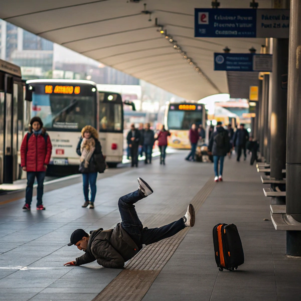 Trip and Fall Claims at Preston Bus Station