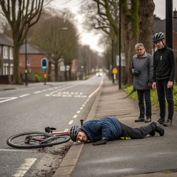 cyclist accident in Chorley