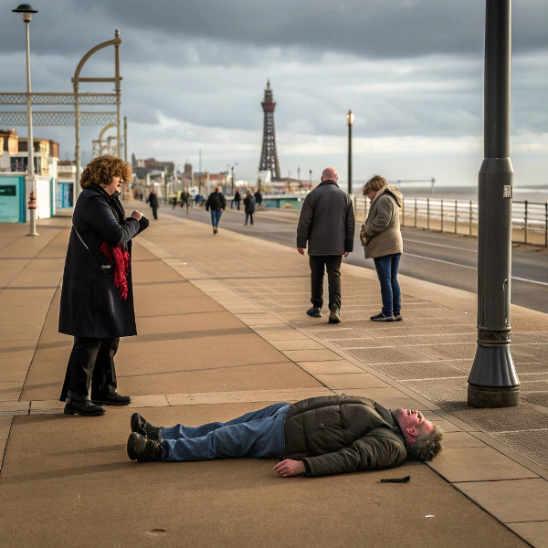 injured in public spaces in Blackpool