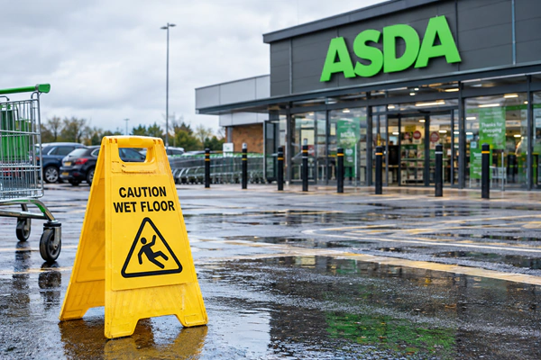 injury at a lancashire asda store